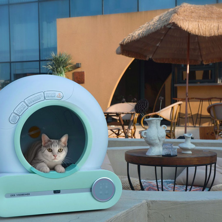 Large self deals cleaning litter box